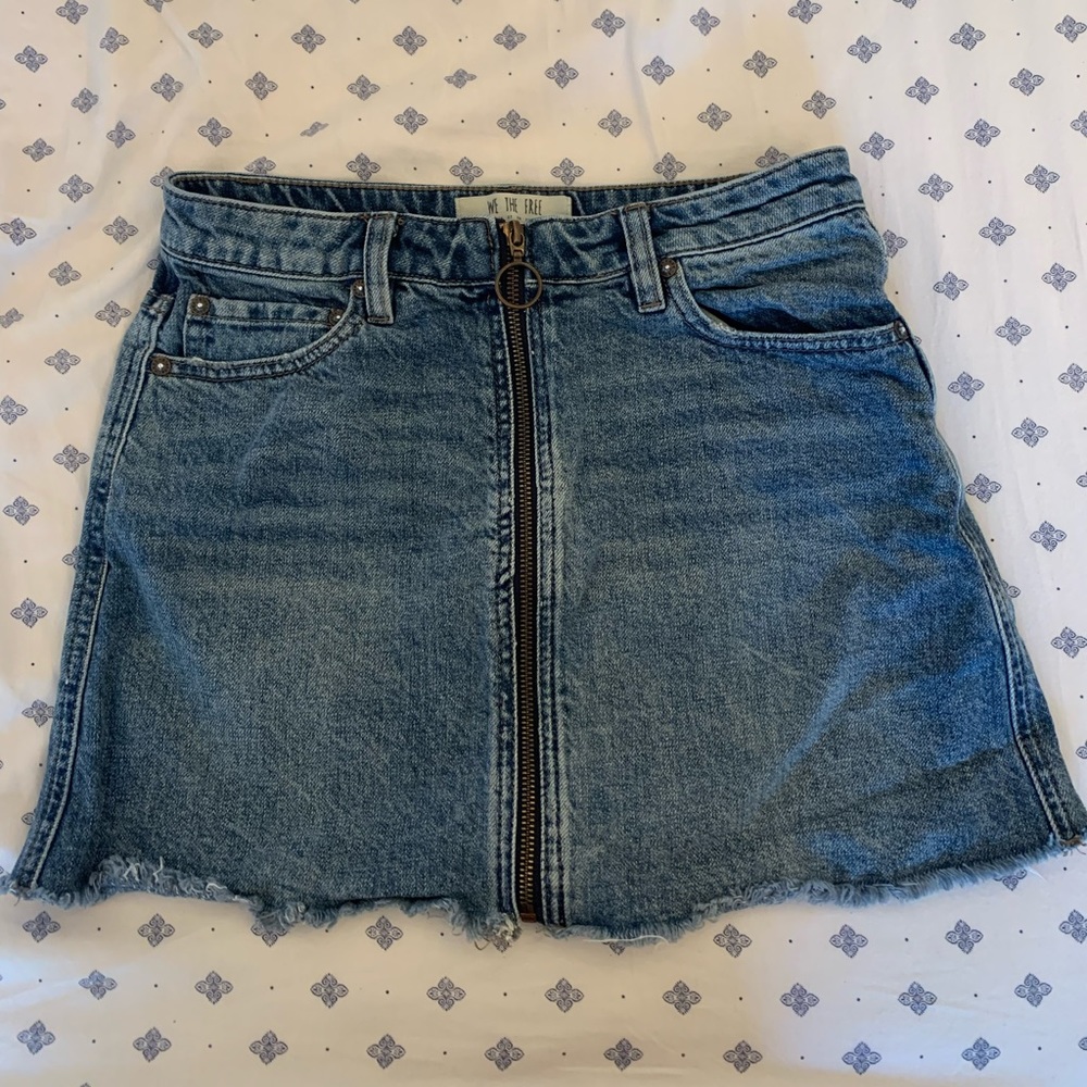 Free People Jean Skirt size 25